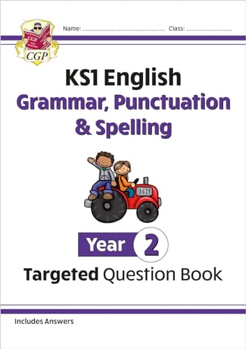 KS1 English Year 2 Grammar, Punctuation & Spelling Targeted Question Book (with Answers) (CGP Year 2 English)