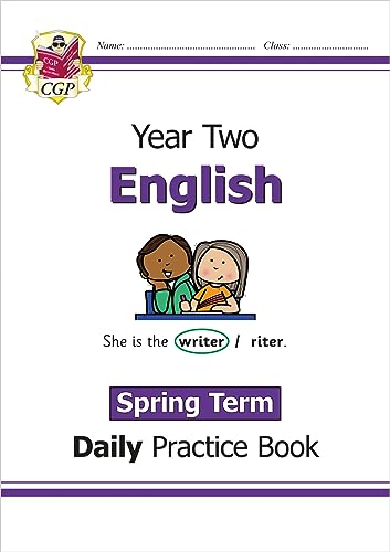 KS1 English Year 2 Daily Practice Book: Spring Term (CGP Year 2 Daily Workbooks)