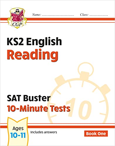 KS2 English SAT Buster 10-Minute Tests: Reading - Book 1 (for the 2024 tests) (CGP SATS Quick Tests) von Coordination Group Publications Ltd (CGP)