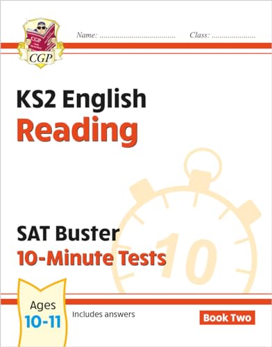 KS2 English SAT Buster 10-Minute Tests: Reading - Book 2 (for the 2024 tests) (CGP SATS Quick Tests) von Coordination Group Publications Ltd (CGP)