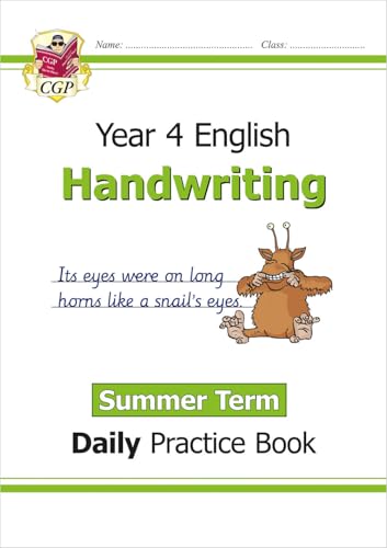 KS2 Handwriting Year 4 Daily Practice Book: Summer Term (CGP Year 4 Daily Workbooks) von Coordination Group Publications Ltd (CGP)