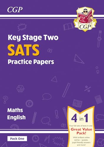 KS2 Maths & English SATS Practice Papers: Pack 1 - for the 2025 tests (with free Online Extras) (CGP SATS Practice Papers)
