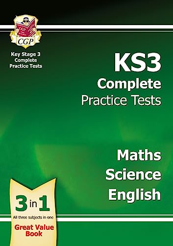 KS3 Complete Practice Tests - Maths, Science & English: for Years 7, 8 and 9 (CGP KS3 Practice Papers) von Coordination Group Publications Ltd (CGP)