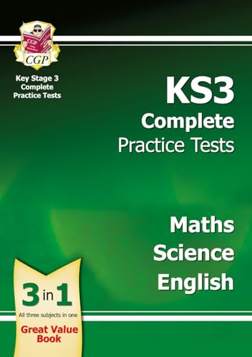 KS3 Complete Practice Tests - Maths, Science & English (CGP KS3 Practice Papers) von Coordination Group Publications Ltd (CGP)