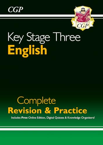 New KS3 English Complete Revision & Practice (with Online Edition, Quizzes and Knowledge Organisers): for Years 7, 8 and 9 (CGP KS3 Revision & Practice)