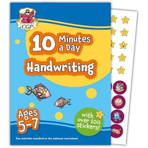 10 Minutes a Day Handwriting for Ages 5-7 (with reward stickers) (CGP KS1 Activity Books and Cards)