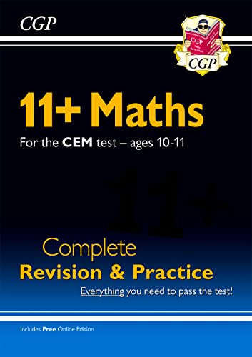11+ CEM Maths Complete Revision and Practice - Ages 10-11 (with Online Edition) (CGP CEM 11+ Ages 10-11) von Coordination Group Publications Ltd (CGP)
