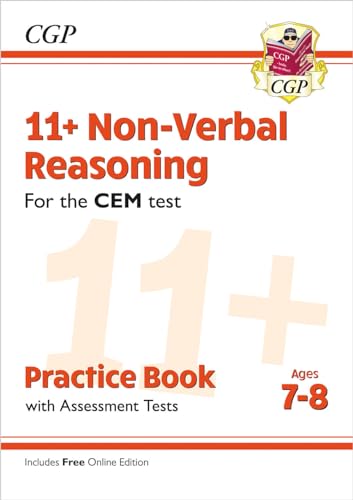 11+ CEM Non-Verbal Reasoning Practice Book & Assessment Tests - Ages 7-8 (with Online Edition) (CGP 11+ Ages 7-8) von Coordination Group Publications Ltd (CGP)