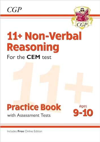 11+ CEM Non-Verbal Reasoning Practice Book & Assessment Tests - Ages 9-10 (with Online Edition) (CGP CEM 11+ Ages 9-10)
