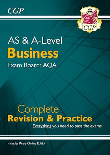 AS and A-Level Business: AQA Complete Revision & Practice - for exams in 2024 (with Online Edition) (CGP A-Level Business) von Coordination Group Publications Ltd (CGP)