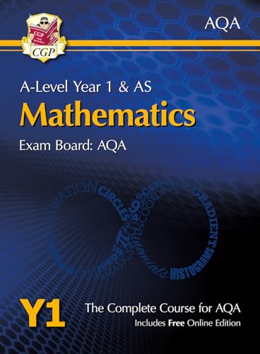 New A-Level Maths for AQA: Year 1 & AS Student Book with Online Edition (CGP AQA A-Level Maths)