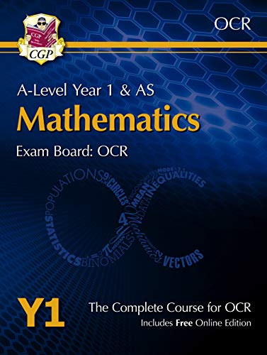 A-Level Maths for OCR: Year 1 & AS Student Book with Online Edition (CGP OCR A-Level Maths) von Coordination Group Publications Ltd (CGP)
