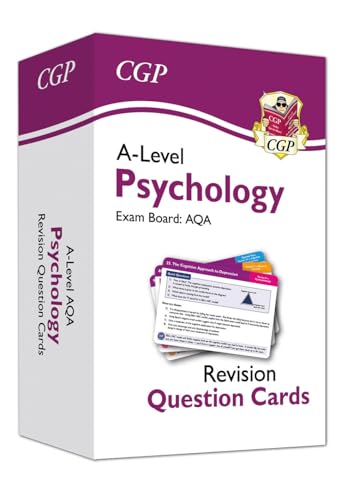 New A-Level Psychology AQA Revision Question Cards: for the 2024 and 2025 exams (CGP A-Level Psychology)