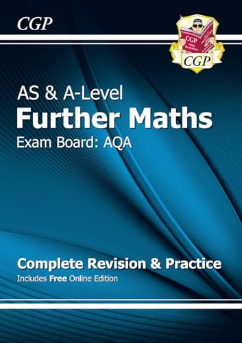 AS & A-Level Further Maths for AQA: Complete Revision & Practice with Online Edition: for the 2024 and 2025 exams (CGP A-Level Further Maths) von Coordination Group Publications Ltd (CGP)