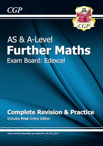 AS & A-Level Further Maths for Edexcel: Complete Revision & Practice with Online Edition (CGP A-Level Further Maths) von Coordination Group Publications Ltd (CGP)