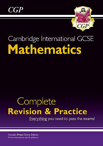 Cambridge International GCSE Maths Complete Revision & Practice: Core & Extended + Online Ed (CGP Cambridge IGCSE) von Coordination Group Publications Ltd (CGP)