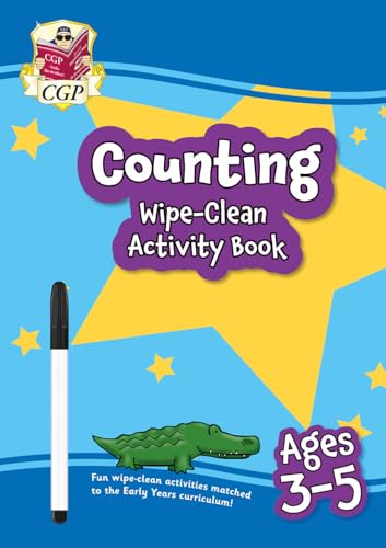 Counting Wipe-Clean Activity Book for Ages 3-5 (with pen) (CGP Reception Activity Books and Cards) von Coordination Group Publications Ltd (CGP)