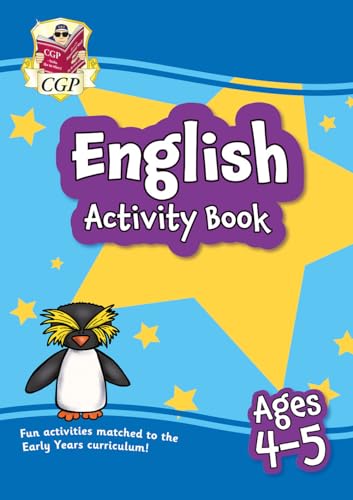 English Activity Book for Ages 4-5 (Reception) (CGP Reception Activity Books and Cards)