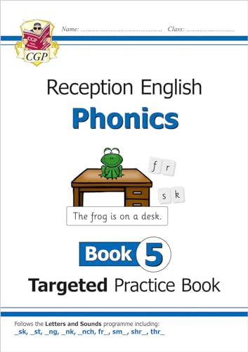 Reception English Phonics Targeted Practice Book - Book 5 (CGP Reception Phonics) von Coordination Group Publications Ltd (CGP)