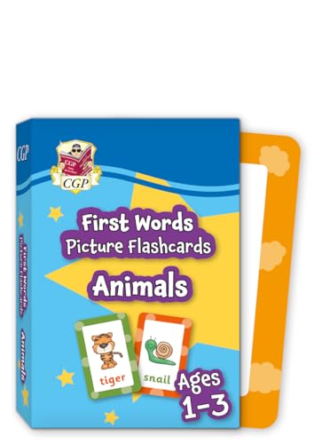 New First Words Picture Flashcards for Ages 1-3: Animals (CGP Preschool Activity Books and Cards)