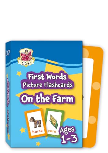New First Words Picture Flashcards for Ages 1-3: On the Farm (CGP Preschool Activity Books and Cards)