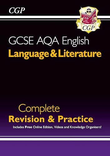 GCSE English Language & Literature AQA Complete Revision & Practice - inc. Online Edn & Videos: for the 2024 and 2025 exams (CGP GCSE English) von Coordination Group Publications Ltd (CGP)
