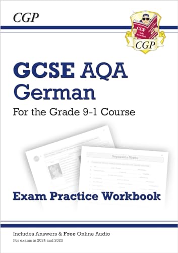 GCSE German AQA Exam Practice Workbook: includes Answers & Online Audio (For exams in 2025) (CGP AQA GCSE German) von Coordination Group Publications Ltd (CGP)