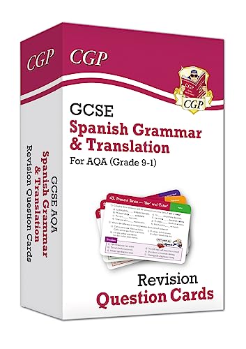 GCSE AQA Spanish: Grammar & Translation Revision Question Cards (For exams in 2025) (CGP AQA GCSE Spanish) GCSE AQA Spanish: Grammar & Translation Revision Question Cards (For exams in 2025) (CGP AQA GCSE Spanish) von Coordination Group Publications Ltd (CGP)