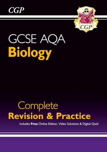 GCSE Biology AQA Complete Revision & Practice includes Online Ed, Videos & Quizzes (CGP AQA GCSE Biology)