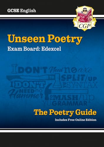 GCSE English Edexcel Unseen Poetry Guide includes Online Edition (CGP Edexcel GCSE Poetry)