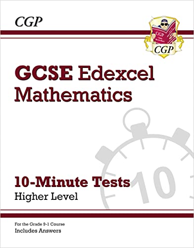 GCSE Maths Edexcel 10-Minute Tests - Higher (includes Answers) (CGP Edexcel GCSE Maths) GCSE Maths Edexcel 10-Minute Tests - Higher (includes Answers) (CGP Edexcel GCSE Maths) von Coordination Group Publications Ltd (CGP)