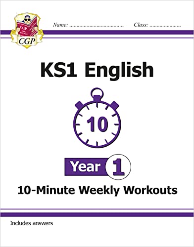 KS1 Year 1 English 10-Minute Weekly Workouts (CGP Year 1 English) von Coordination Group Publications Ltd (CGP)