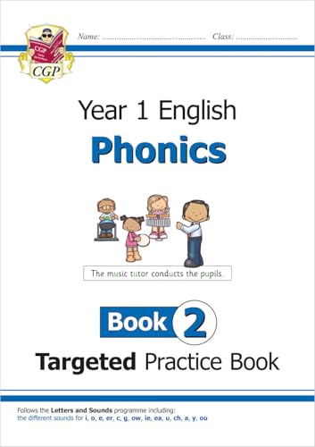 KS1 English Year 1 Phonics Targeted Practice Book - Book 2 (CGP Year 1 Phonics) von Coordination Group Publications Ltd (CGP)