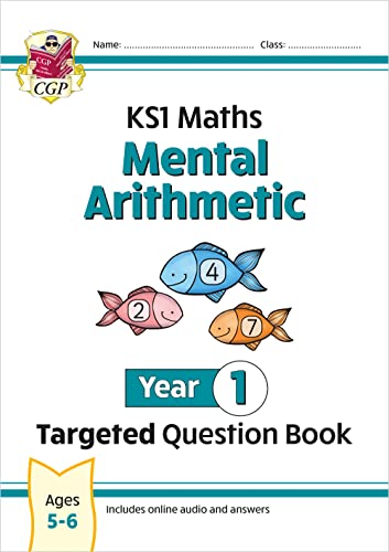 New KS1 Maths Year 1 Mental Arithmetic Targeted Question Book (incl. Online Answers & Audio Tests) (CGP Year 1 Maths) von Coordination Group Publications Ltd (CGP)