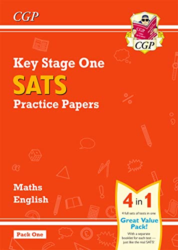 KS1 Maths and English SATS Practice Papers Pack (for end of year assessments) - Pack 1 (CGP KS1 SATS) von Coordination Group Publications Ltd (CGP)