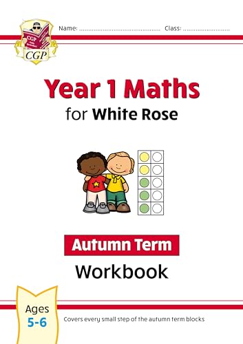 New KS1 Maths for White Rose Workbook: Year 1 - Autumn Term von Coordination Group Publications Ltd (CGP)