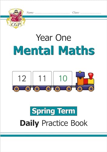 KS1 Mental Maths Year 1 Daily Practice Book: Spring Term (CGP Year 1 Daily Workbooks)