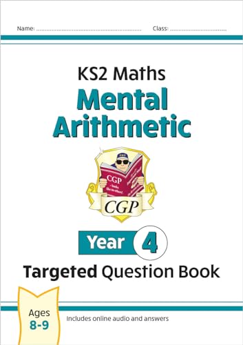 New KS2 Maths Year 4 Mental Arithmetic Targeted Question Book (incl. Online Answers & Audio Tests) (CGP Year 4 Maths) von Coordination Group Publications Ltd (CGP)