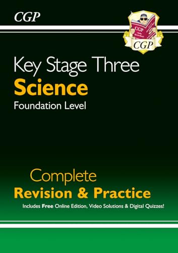 KS3 Science Complete Revision & Practice – Foundation (includes Online Edition, Videos & Quizzes) (CGP KS3 Revision & Practice) KS3 Science Complete Revision & Practice – Foundation (includes Online Edition, Videos & Quizzes) (CGP KS3 Revision & Practice) von Coordination Group Publications Ltd (CGP)