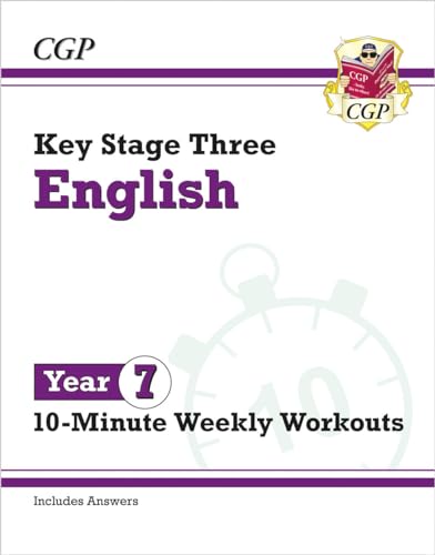 KS3 Year 7 English 10-Minute Weekly Workouts (CGP KS3 10-Minute Tests)