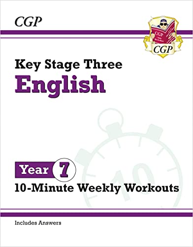 New KS3 Year 7 English 10-Minute Weekly Workouts (CGP KS3 10-Minute Tests)