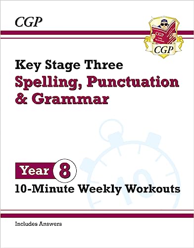 New KS3 Year 8 Spelling, Punctuation and Grammar 10-Minute Weekly Workouts (CGP KS3 10-Minute Tests) von Coordination Group Publications Ltd (CGP)