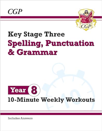 KS3 Year 8 Spelling, Punctuation and Grammar 10-Minute Weekly Workouts (CGP KS3 10-Minute Tests) KS3 Year 8 Spelling, Punctuation and Grammar 10-Minute Weekly Workouts (CGP KS3 10-Minute Tests) von Coordination Group Publications Ltd (CGP)