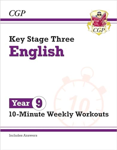 New KS3 Year 9 English 10-Minute Weekly Workouts (CGP KS3 10-Minute Tests)