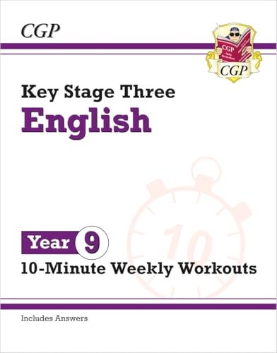 KS3 Year 9 English 10-Minute Weekly Workouts (CGP KS3 10-Minute Tests)