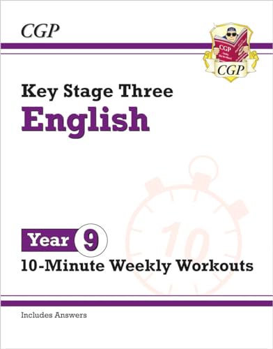 KS3 Year 9 English 10-Minute Weekly Workouts (CGP KS3 10-Minute Tests)
