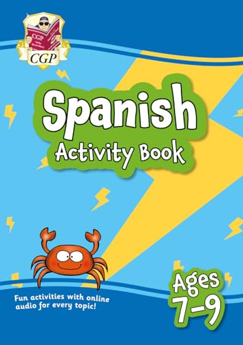 New Spanish Activity Book for Ages 7-9 (with Online Audio) (CGP KS2 Activity Books and Cards)
