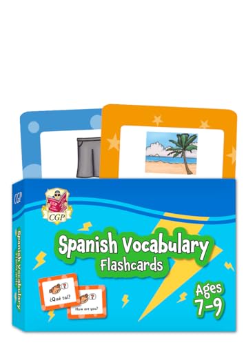 Spanish Vocabulary Flashcards for Ages 7-9 (with Free Online Audio) (CGP KS2 Activity Books and Cards)