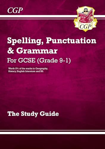 GCSE Spelling, Punctuation and Grammar Study Guide (CGP GCSE SP&G) von Coordination Group Publications Ltd (CGP)