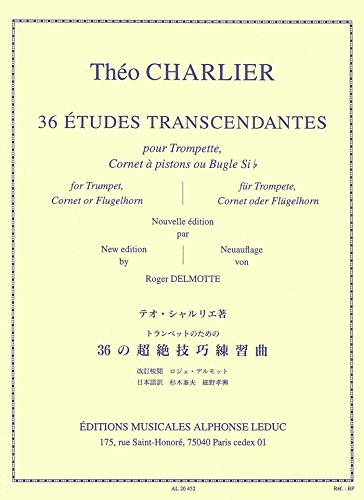 36 ETUDES TRANSCENDANTES TROMPETTE von Alphonse Leduc Editions Musicales